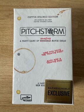 PITCHSTORM COFFEE-STAINED EDITION BARNES & NOBLE FAMILY CARD GAME - NEW IN BOX!